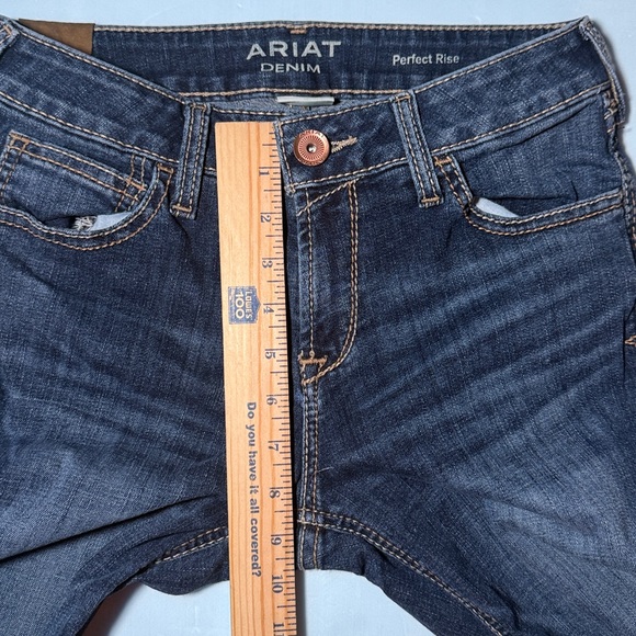 ARIAT Jeans Women's 28 S Blue Trouser Perfect Rise Maggie Wide Leg Denim Western - Picture 11 of 15